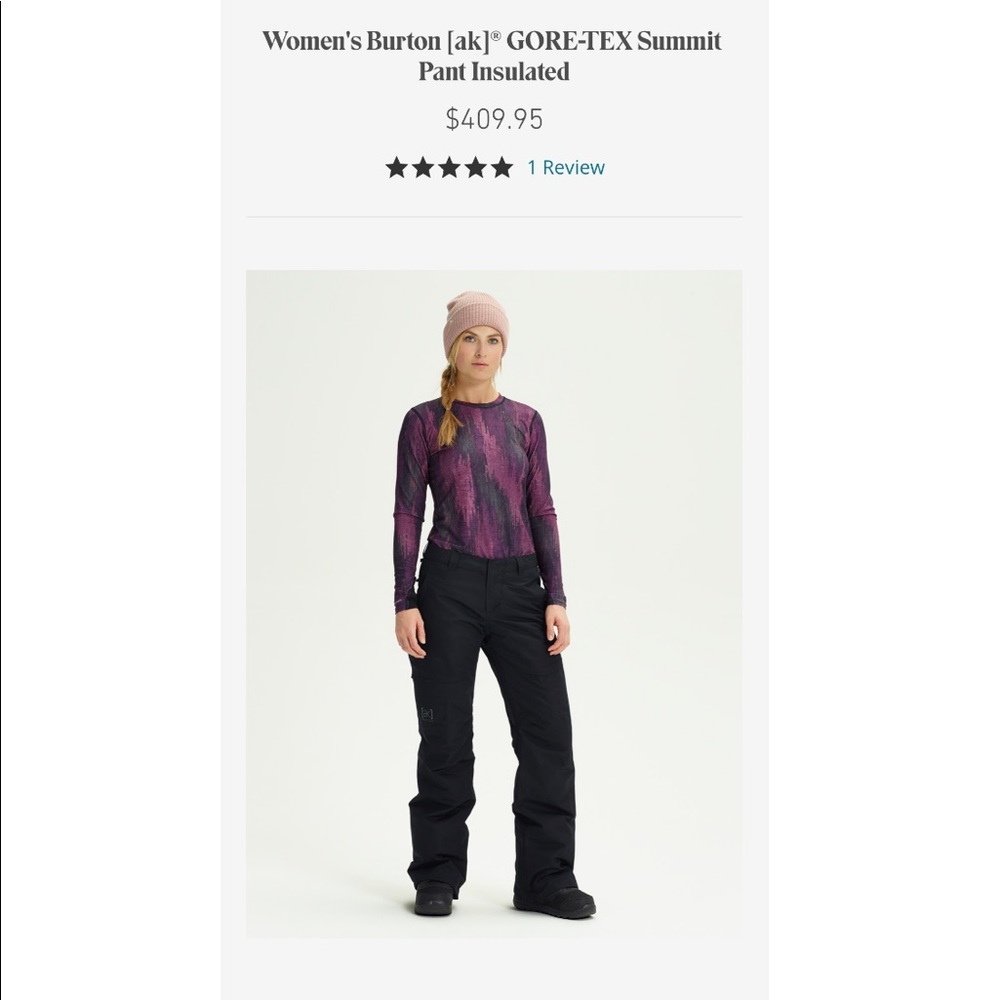 Burton AK snow pants